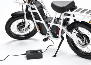 UBCO 48Ah Battery connected to the eBike