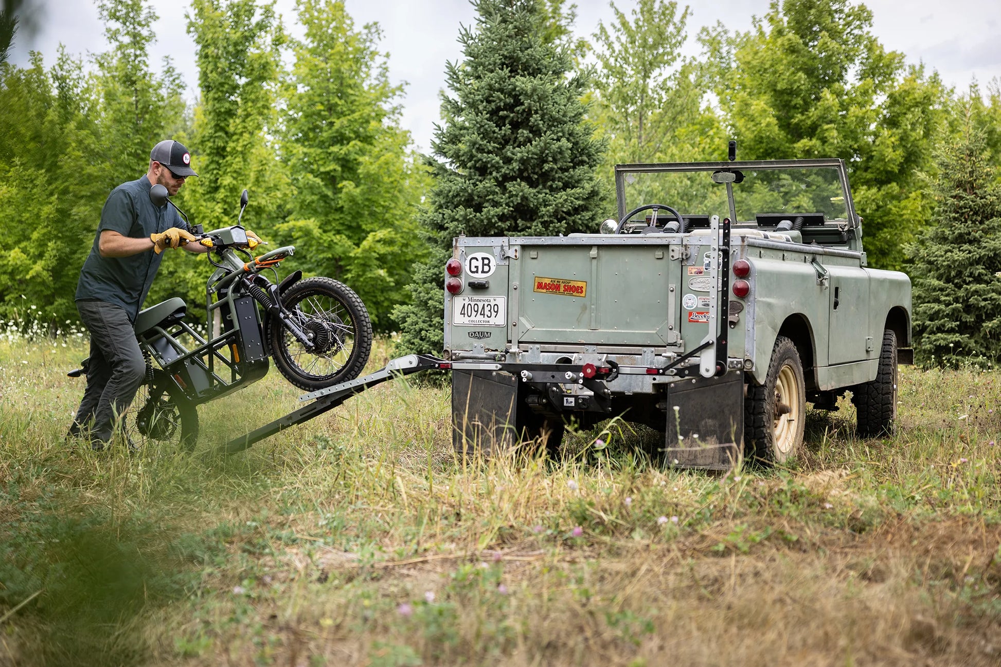 UBCO 1Up V-Style Ramp in use