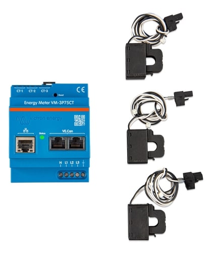 Victron Energy Meter VM-3P75CT Connectors