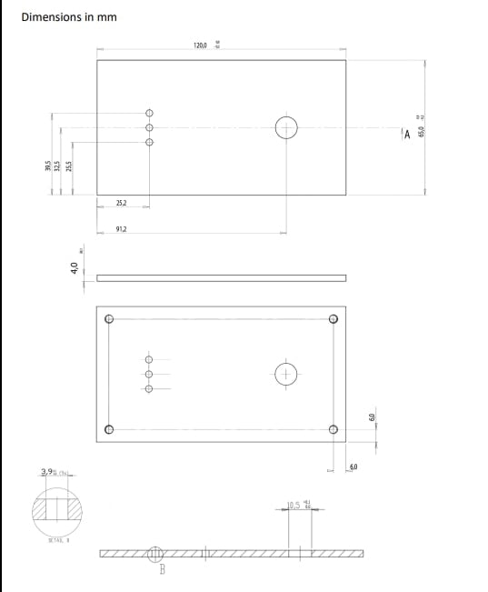 Victron Skylla Control Dimensions