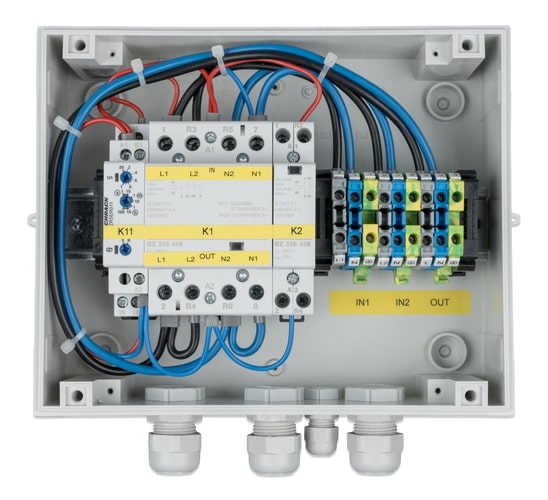 Victron VE Transfer Switch 10kVA Inside