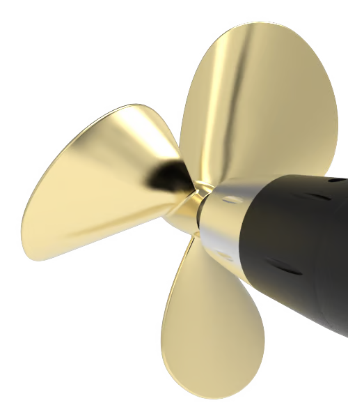 WaterWorld Propeller 3-blade 12x7" 25mm