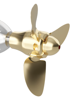 WaterWorld Propeller 3-blade 14x8" 25mm
