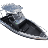 Aluminum boat UMS 585CC 19.5ft (Front view)