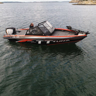 Shop the UMS 585DC 19.5ft aluminum boat at Crabzz. Sturdy and reliable for your Ontario boating needs. Explore now!