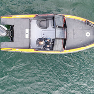 Aluminum boat UMS 585DC 19.5ft (Top view)