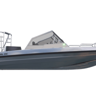 Aluminum boat UMS 585DC 19.5ft (Side view)