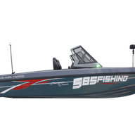 Aluminum boat UMS 585DC 19.5ft (Side view)