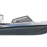Aluminum boat UMS 655DC 21ft (Side view)