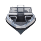 Aluminum boat UMS 655DC 21ft (Front view)
