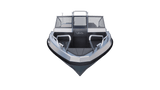 Aluminum boat UMS 655DC 21ft (Front view)