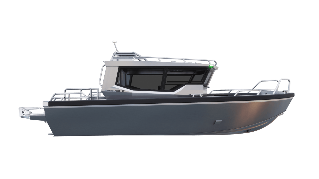 Buy Aluminum boat UMS 700HT 23.5ft and other accessories in Canada and the United States.