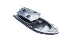Aluminum boat UMS 700HT 23.5ft (Top view)