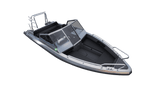3D render of the UMS 585DC fishing boat.