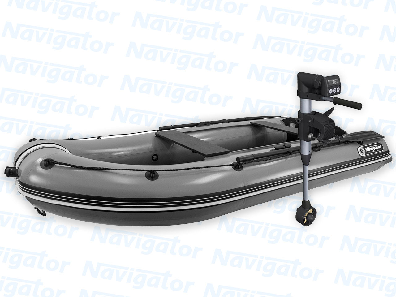 Navigator LP320BK and 2hp ThrustMe Kicker Electric Outboard