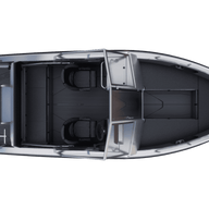Top-down view of the UMS 585DC fishing boat.