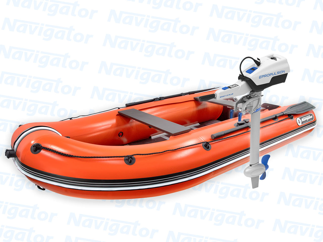 Buy Navigator LK 330 and ePropulsion Spirit 1.0 Plus Bundle. An Inflatable Boats with Outboards For Sale in Canada and The U.S.