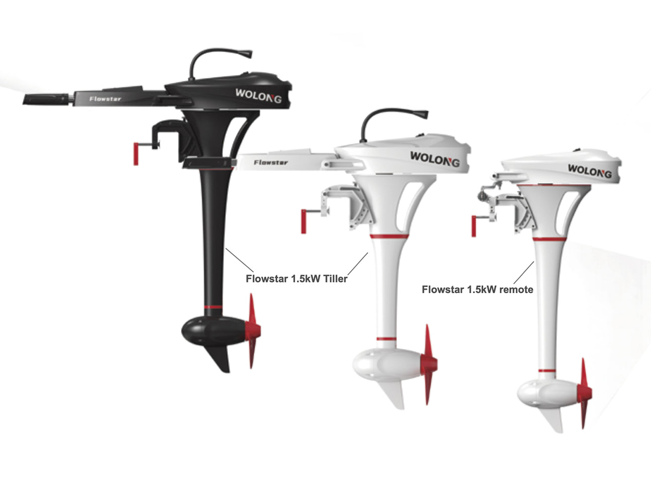 electric outboard wolong flowstar 1.5kw