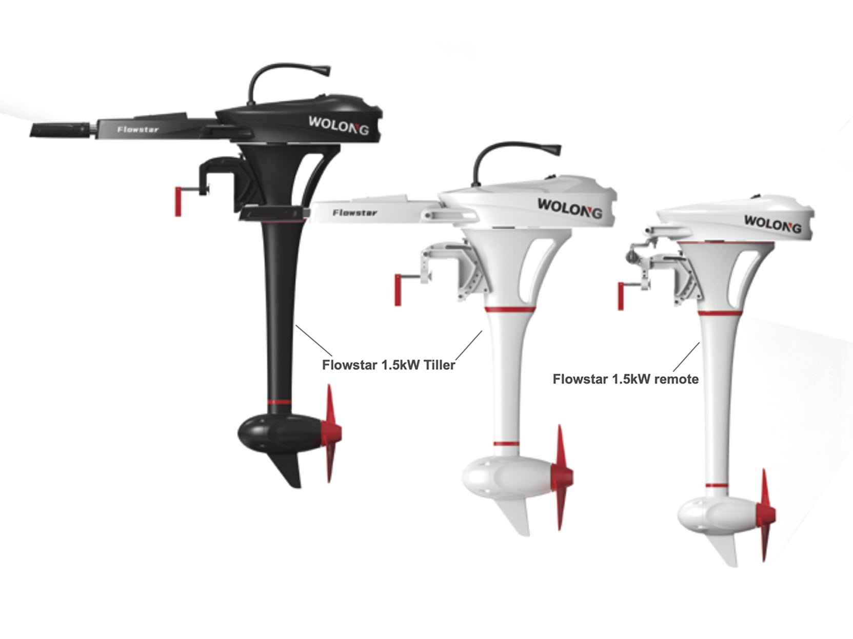 electric outboard wolong flowstar 1.5kw