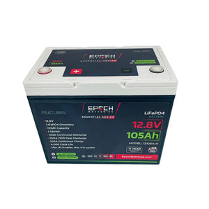 Epoch Batteries 12v 105ah - Heated & Bluetooth Lifepo4 Battery and other accessories in Canada