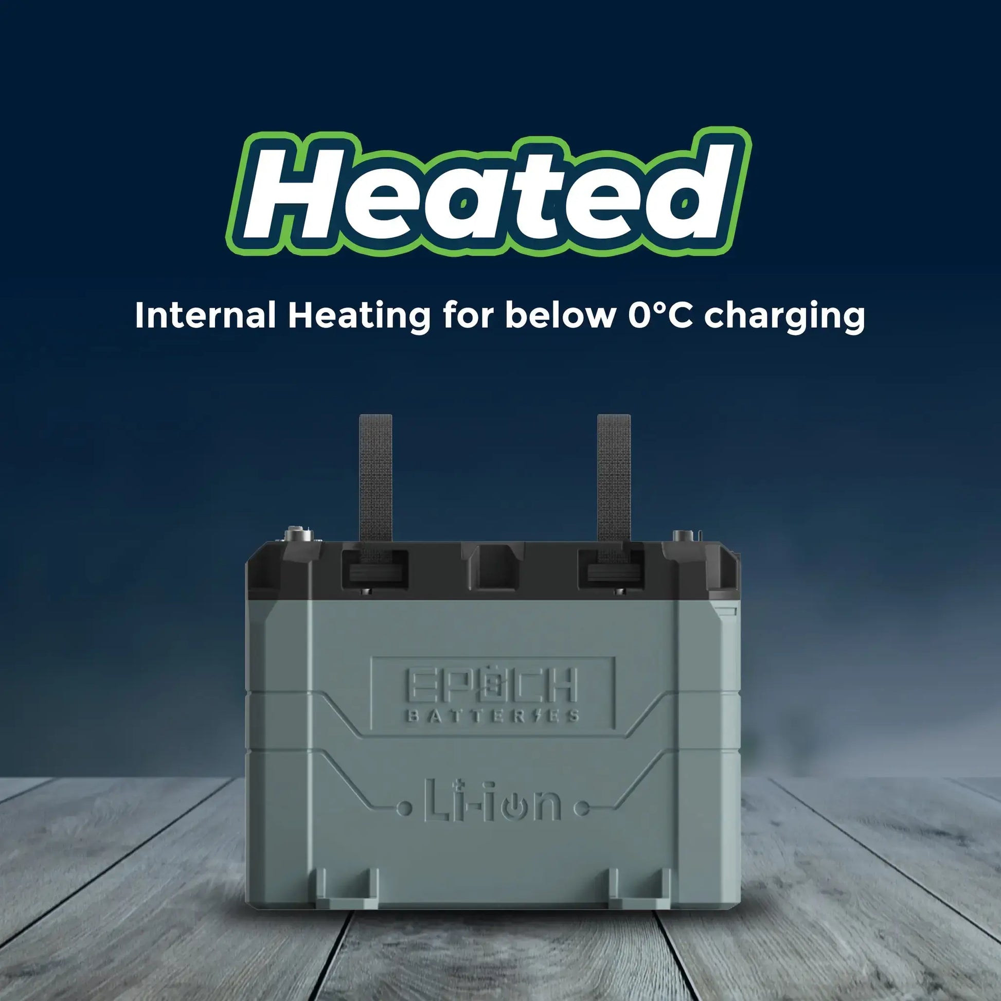 Epoch Lithium Marine Battery 12v 50ah heated in Canada