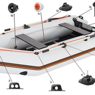 Inflatable motor boat Kolibri KM-330D
