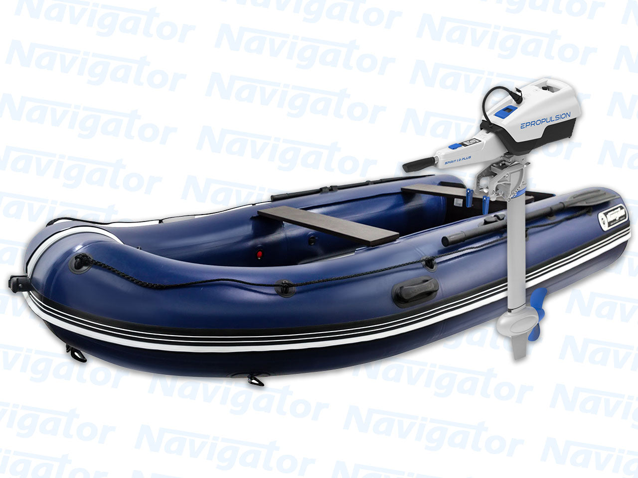 Buy Navigator LI 400 + ePropulsion Spirit 1.0 Plus Bundle. An Inflatable Boats with Outboards For Sale in Canada and The U.S.