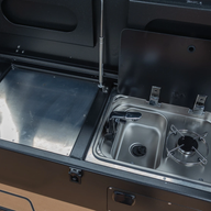 A kitchen in UMS 700HT 23ft.