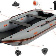 Buy Kolibri Catamaran KM-380CM and other Inflatable boat accessories in Canada and the United States.