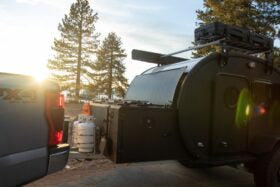 Solar Panel dropLeaf by LightLeaf Solar camping in canada