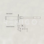 Remigo Spare Tiller Bracket Blueprint