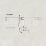 Remigo Spare Tiller Bracket Blueprint