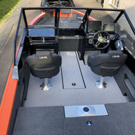 Interior view of the UMS 585DC fishing boat.
