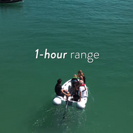 Portable Electric Outboard TEMO 450 + FREE BAG