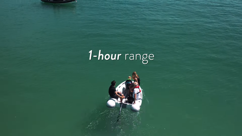 Portable Electric Outboard TEMO 450 + FREE BAG