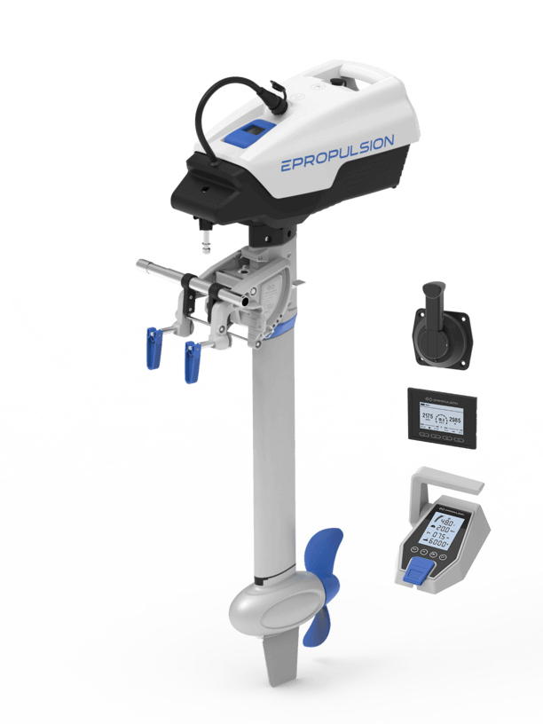 Electric Outboard Motor Epropulsion Spirit 1.0 Evo Tiller 3HP 1kW