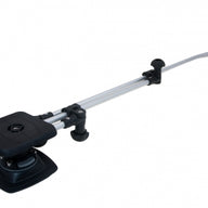 Fishfinder top plate with transducer arm mount and mount kit for installation on inflatable side NT600+NMp224 | 100 x 100 mm FOR SALE!