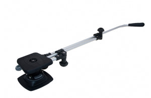 Fishfinder top plate with transducer arm mount and mount kit for installation on inflatable side NT600+NMp224 | 100 x 100 mm FOR SALE!