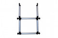 Folding aluminium tube ladder extender Nl032 | Ø32 mm