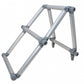 Folding aluminum tube ladder Nl032 | Ø32 mm FOR SALE