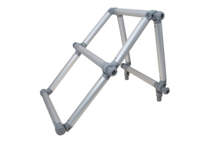 Folding aluminum tube ladder Nl032 | Ø32 mm FOR SALE
