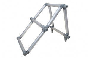 Folding aluminum tube ladder Nl032 | Ø32 mm FOR SALE