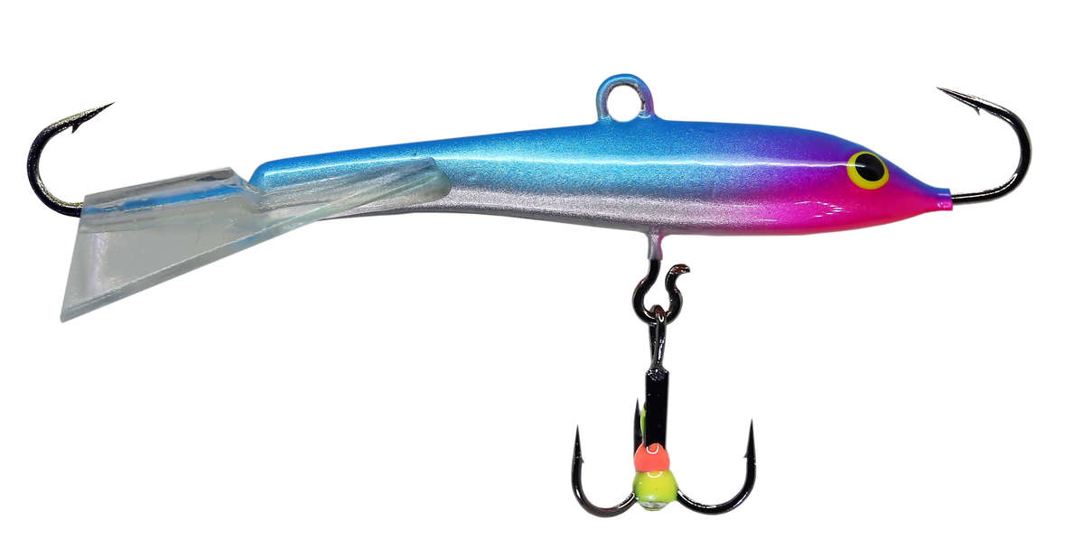 Jigging Lures Tackle Jigs Jigg UV Colors Epoxy Treble Hook Classic 43 For Sale