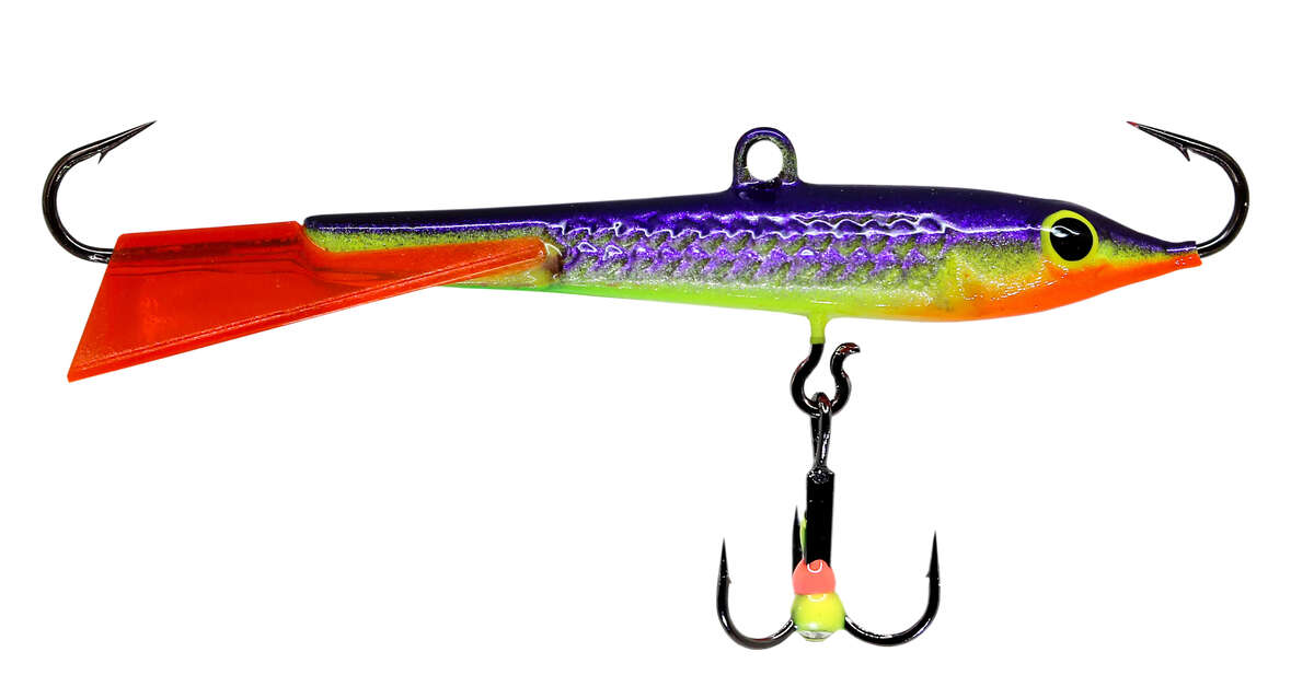 Jigging Lures Tackle Jigs Jigg UV Colors Epoxy Treble Hook New 26