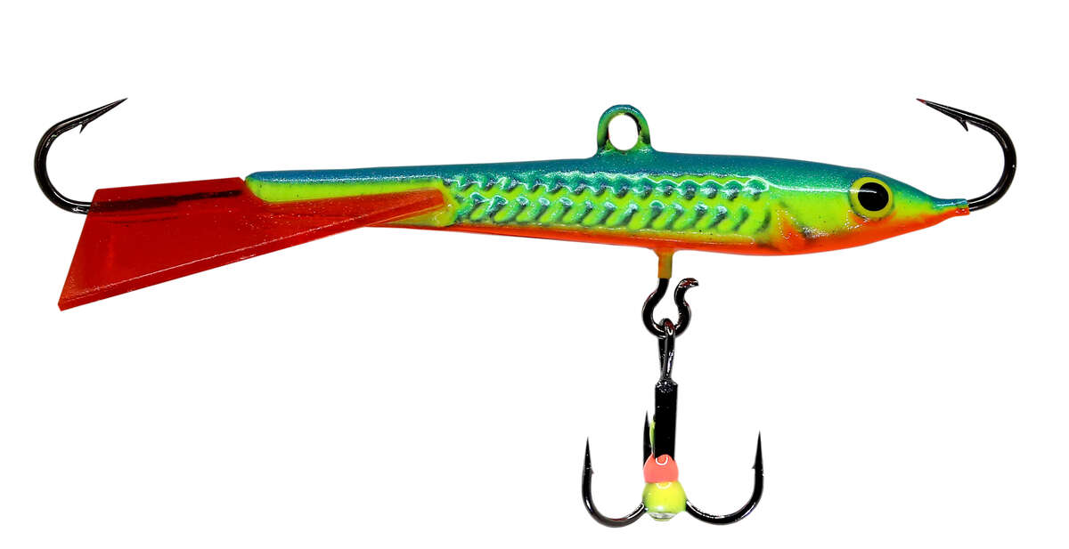 Jigging Lures Tackle Jigs Jigg UV Colors Epoxy Treble Hook New 33