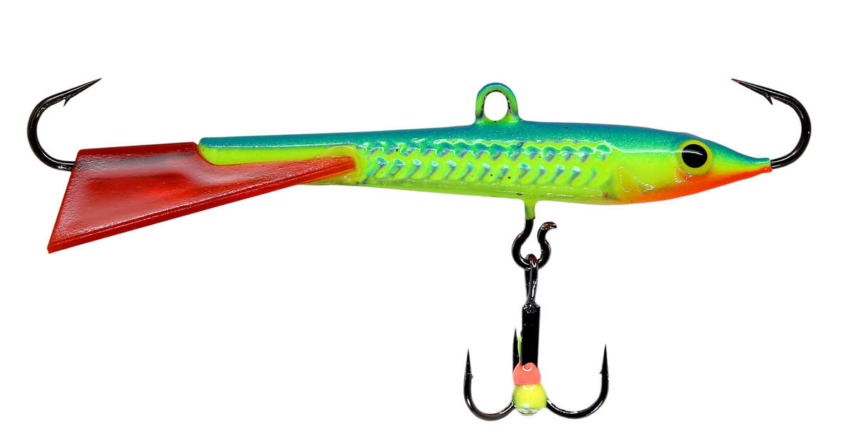 Jigging Lures Tackle Jigs Jigg UV Colors Epoxy Treble Hook New 34