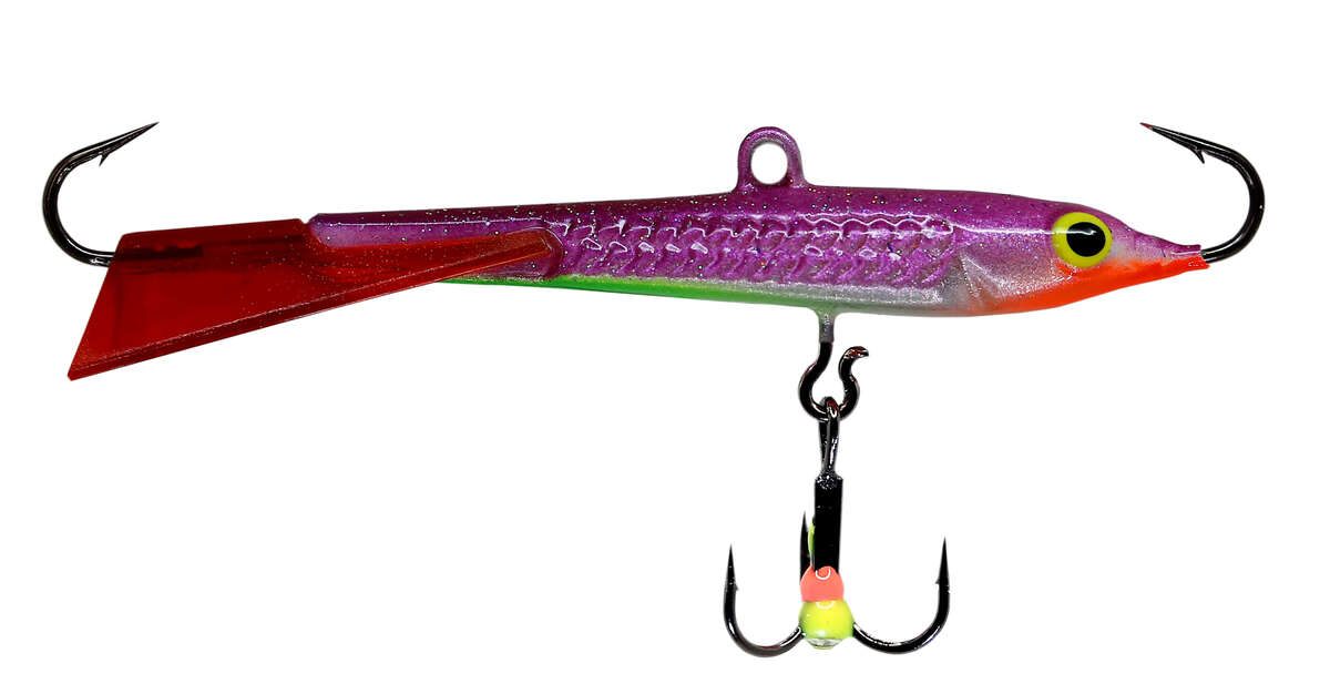 Jigging Lures Tackle Jigs Jigg UV Colors Epoxy Treble Hook New 38