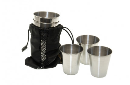 Set of stainless steel cups Nl221 | 60 mL, 150 mL FOR SALE