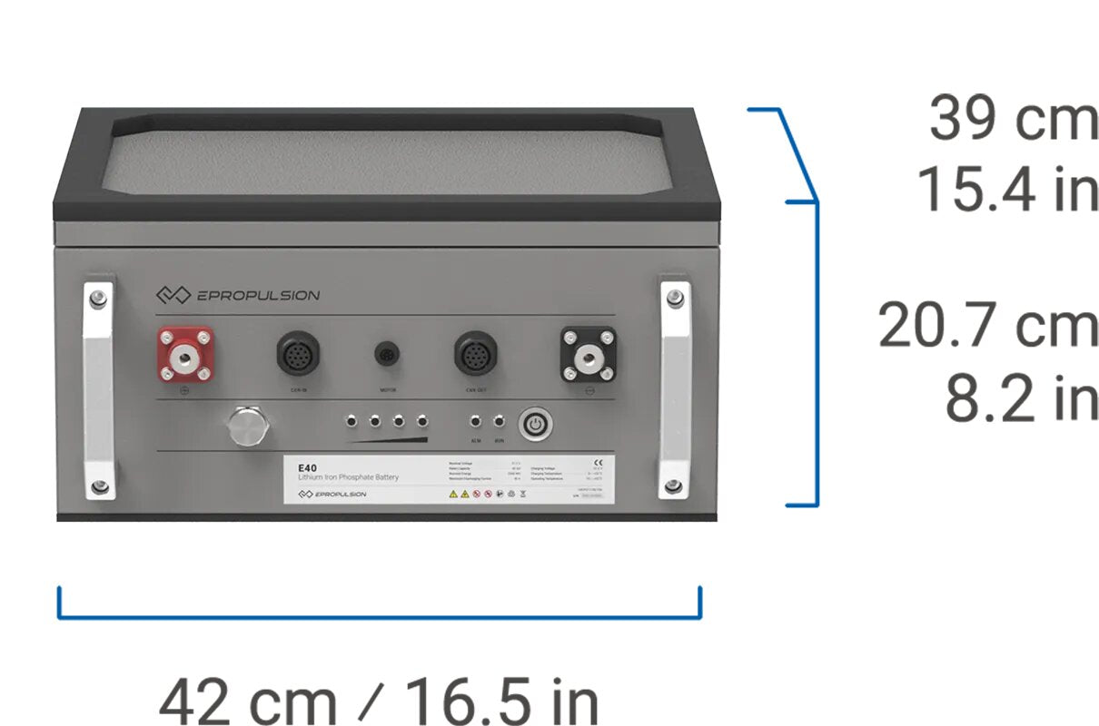 Epropulsion E40 2048 Wh 48V E-Series Lithium Battery