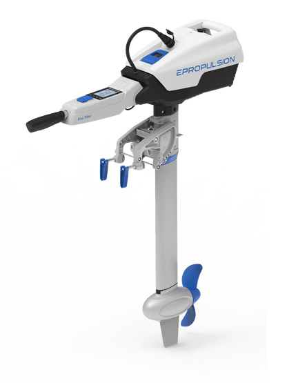 electro electric outboard motor for inflatable boat rib epropulsion spirit 1.0 evo